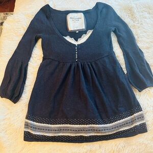 Vintage A&F Babydoll Sweater